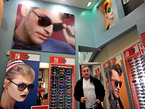 Neon Sale: Dark Glasses, Jerusalem, Israel