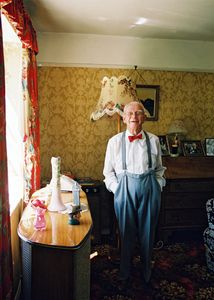 Maurice Howard, retired butler