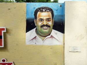 Square portrait, Madurai, Tamil Nadu, 2010.