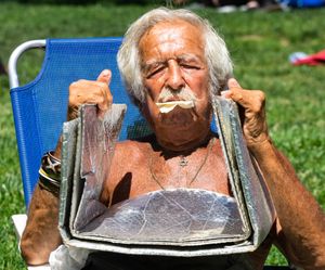 A gentleman who likes the sun