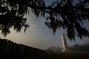 Sunrise Fog at the Chalmette Battlefield, January 21, 2016