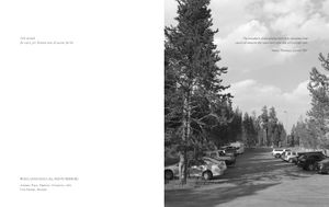 "Twentyone Yellowstone Parking Lots" dedication page, and quote by Henry D. Thoreau.
