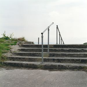 Steps and Handrail III, An Tra Mor, Inveran, Co. Galway   © Victoria J. Dean