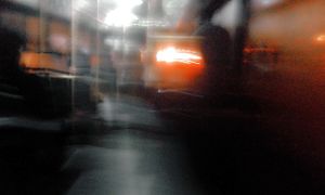 Through space