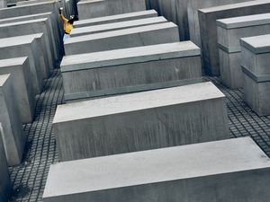 Selfie in the memorial tot the murdered Jews in Europe
