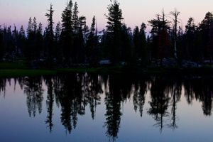 Evening reflections: Maude Lake