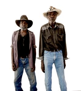 Lindsay Darkan and Carlo Edwards, Pormpuraaw, Queensland