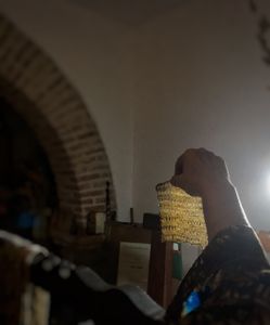 Byssus after weaving