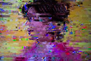 The image formed by noise on the TV screen