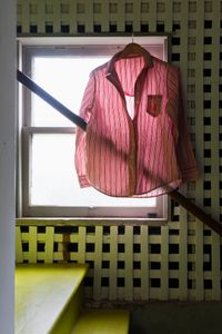 Her Red-Striped Pajamas