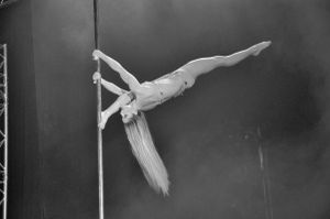 Pole dance competition, Claire Francisci