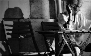 "the most beautiful place in the world is beside a coffee ..." (jfk)