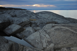 Sunset over Rocks