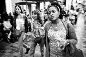 Girl on rush