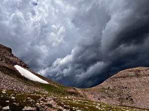 South side of Gunsight Pass