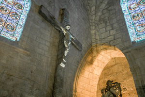 Eglise abbatiale, Abbaye Sainte-Marie de Fontfroide, Narbonne, France, Tuesday, August 6, 2019 at 11:36 AM