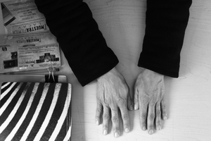 "Her hand was the hardest to hold"