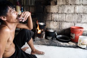 Raul Carmona once moved from the province to Payatas in the hope for a better life. He regrets his choice and wants to move back, but can't afford it.