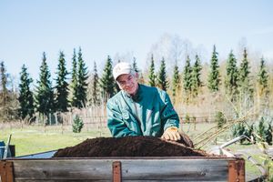 Working in the garden centre and arboretum.