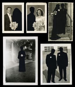 "from the blackouts series (wedding photos"
