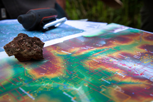 Guided by GPSs and maps, the ADF team verifies the LIDAR’s findings at Phnom Kulen mountain. Siem Reap Province, Cambodia.