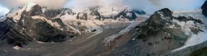 Swiss/Italian Border at Zmutt Glacier, 2013 © Scott Conarroe