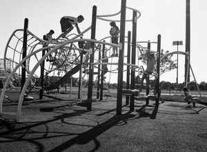 The Playground Behind the Soccer Field