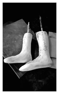 Artificial leg and shoe workshop