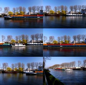 Anderlecht, péniche digue du canal