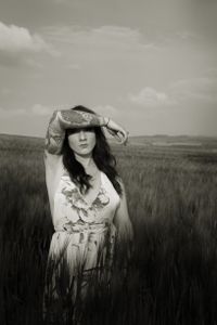 Sophia im Feld