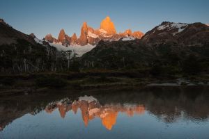 A Mirror lake at Mt.Chalten