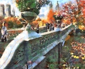 Central Park's Bow Bridge