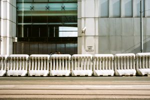 Water Filled Barrier, Sai Wan, Hong Kong | Jul 2019