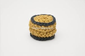 "Piero Manzoni", series: Kniting art, 2015