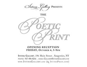 The Poetic Print exhibit