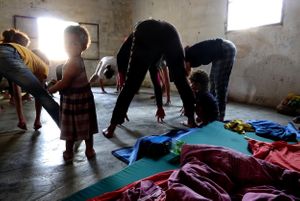 Yoga class