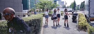 Tokyo heatwave. After school