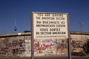 You are leaving the American Sector