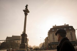 Zygmunt’s Column and works at theRoyal Route. © Silvia Dominguez