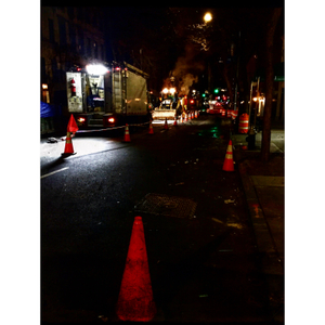 Working late
