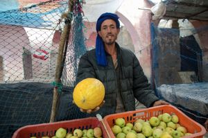 The Melon Seller.  Sid  L'Mokhtar, Morocco