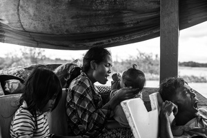 A family travels to Siem Reap looking for work during the tourist season