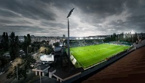 Ďolíček Bohemians 1905 Stadium in Vršovice, Originally Danner’s Stadium (1932), Architect A. Vejvoda