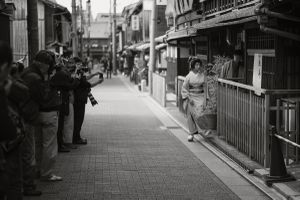 Unchanged Kyoto-Geisha