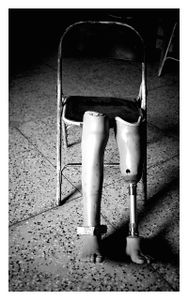Artificial leg and shoe workshop
