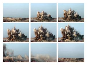 blast #002, Mesogea basin, East Attica, Greece.