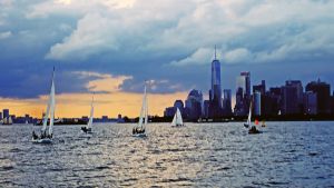 Sunset, Lower New York Harbor