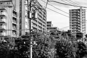 Bedroom suburb in the daytime