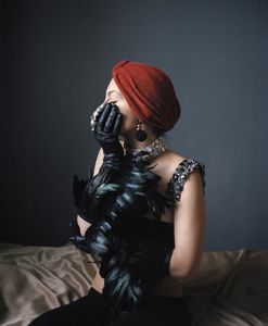 Femme aux bijoux, Hommage à Beretta © Marie Hudelot