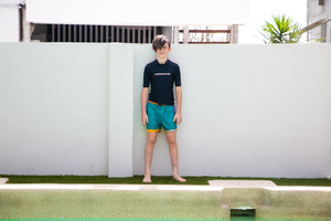 Gil by the pool